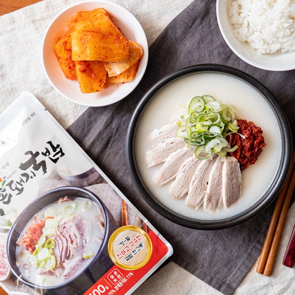 [목촌] 부산돼지국밥 국산돼지고기 밀키트 즉석 간편식 600g 양념장포함