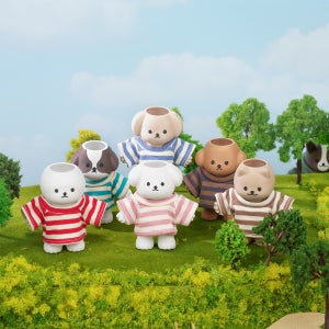 데팡스 쥬팡스 플라스틱 예쁜 화분 강아지