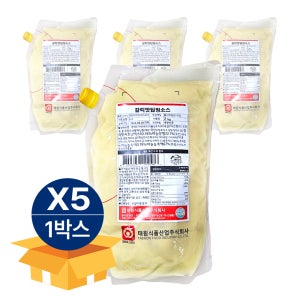 태원 갈릭디핑소스 2kg 냉장 갈릭딥핑소스 X 5봉