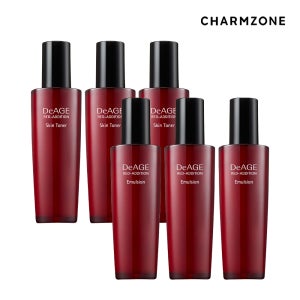 참존 디에이지 레드 애디션 6종 스킨+에멀전