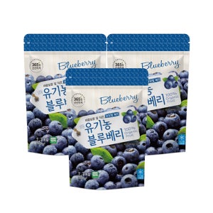호재준 냉동 세척 유기농 블루베리 1.3kg x 3팩