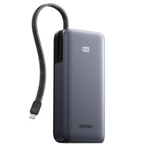 유그린 넥소드 케이블 일체형 45W PD PPS 20000mAh 대용량 고속충전 보조배터리 PB536