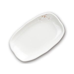 DOLSAN 돌산멜라민 안개꽃 연마블 신타원골접시 4호 DS-6024