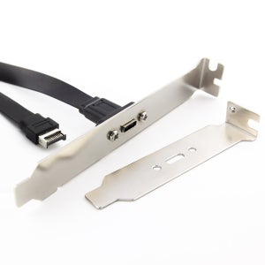 HDTOP USB C타입 TO 메인보드 타입E 일반 브라켓 LP포함 60CM HT-I24