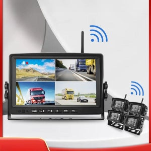 무선 후방카메라 2채널 캠핑카 화면 대형 후방 삼중채널 무선 7인치 BSD +A 카드없음 1대