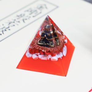 에너지 피라미드 노을호수 비로자나불 지권인 부처님 오브제 불교박람회 불교굿즈