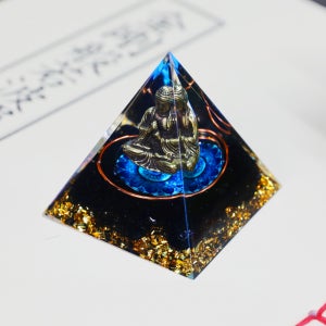 에너지 피라미드 밤의만다라 비로자나불 지권인 부처님 오브제 불교박람회 불교굿즈