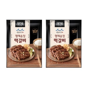 식사이론X백년가게 형제송정 떡갈비 420g, 2개