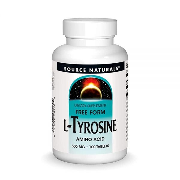 소스내추럴 <b>L</b> <b>티로신</b> 아미노산 <b>500mg</b> 타블렛 100정