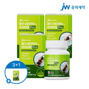 JW중외제약 메가 비타민B12 프리미엄 Pro 300mg 60정, 3개