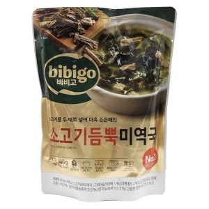 비비고 즉석국 소고기 듬뿍 미역국, 460g, 10개