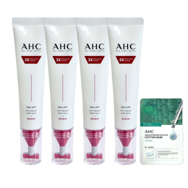 AHC 아이크림 시즌14 풀리프트 T괄사 리프팅 40ml 4개+팩1