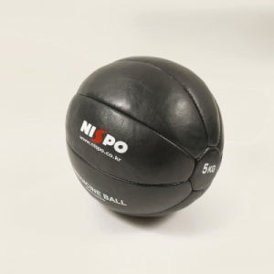 니스포 메디신볼 천연가죽 5kg 크로스핏 홈트레이닝 다이어트