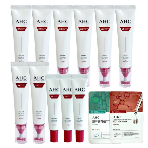 AHC 아이크림 시즌14 풀리프트 T괄사 리프팅 40ml 8개+12ml 3개+팩2