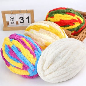 청키수면사 자이언트얀 뜨개실 빅얀 핸드니팅 수면실