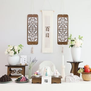 [별하] 백일상/돌상대여 (한복무료) 전통식상차림 셀프 아기100일