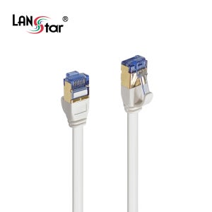 랜스타 LS-F7FTP-10M CAT.6A FTP 평면 랜 케이블 10M 10Gbps 흰색