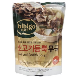 비비고 즉석국 소고기듬뿍 무국, 460g, 10개
