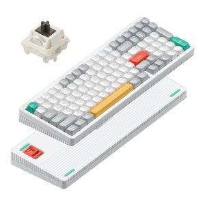 NUPHY Halo96 V2 IO 기계식키보드 한영 각인 아이오닉 화이트, 맥스 갈축