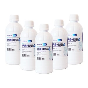 뉴메딕 소독용 에탄올 알콜 소독제 살균 의약외품 휴대용 250ml 5개