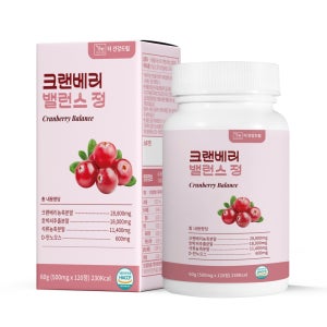 더건강드림 호박씨추출물 디만노스 크랜베리 밸런스 정 120정, 1개