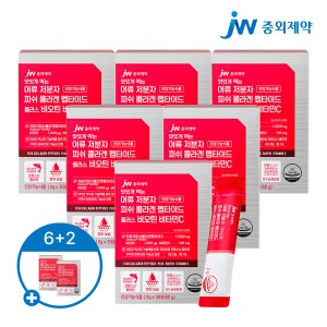JW중외제약 어류 저분자 피쉬 콜라겐 펩타이드 비오틴 비타민C 2g 30포, 6개