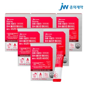 JW중외제약 어류 저분자 피쉬 콜라겐 펩타이드 비오틴 비타민C 2g 30포, 6개