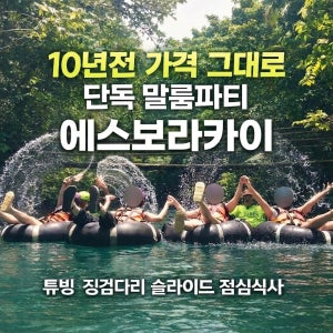 보라카이 말룸파티 자유여행 우정여행 동남아 패키지 튜빙 씨푸드 점심식사