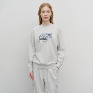 [마리떼프랑소와저버] CLASSIC LOGO SWEATSHIRT light heather gray