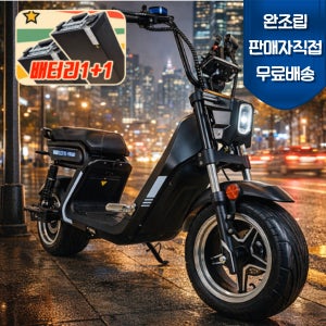완조립도착 배터리 1+1 2026년 벤틀러스 FAT20 전기스쿠터 60V 20Ah 최대 3650W 고성능 전동스쿠터