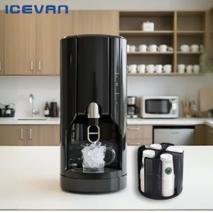 나까조 제빙기 80KG 업소용 얼음 디스펜서 얼음제조기 아이스반 2kg저장