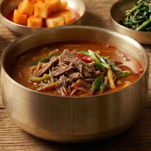 유비푸드 초간편국밥 간편국 캠핑 냉동국밥 육개장, 140g, 1개
