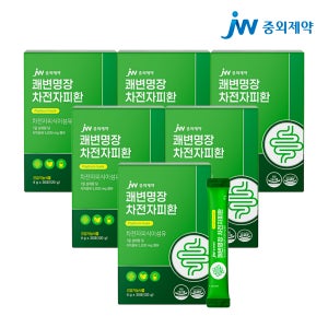 [90일] JW중외제약 쾌변명장 차전자피 환 4g 30포, 6개