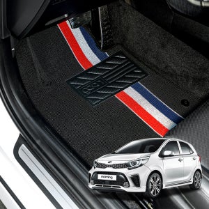 가온 라인 카매트 코일매트 차량용 바닥 발판 올뉴모닝 3세대, 운전석+조수석+뒷자석