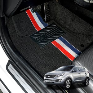 가온 라인 카매트 코일매트 차량용 바닥 발판 스포티지R, 운전석+조수석+뒷자석