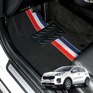 가온 라인 카매트 코일매트 차량용 바닥 발판 스포티지QL, 운전석+조수석+뒷자석