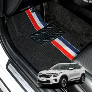 가온 라인 카매트 코일매트 차량용 바닥 발판 셀토스, 운전석+조수석+뒷자석