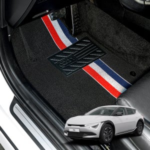 가온 라인 카매트 코일매트 차량용 바닥 발판 EV6 페이스리프트, 운전석+조수석+뒷자석