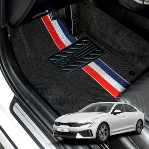 가온 라인 카매트 코일매트 차량용 바닥 발판 K5 3세대 2열고리X, 운전석+조수석+뒷자석