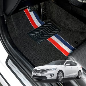 가온 라인 카매트 코일매트 차량용 바닥 발판 K7프리미어, 운전석+조수석+뒷자석