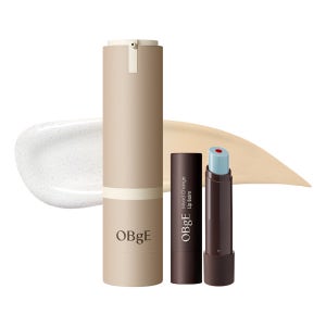 오브제 내추럴 커버 로션 + 무드 체인지 립밤 세트
