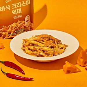 리상회 바삭 크리스피 먹태 양념치즈맛 손질먹태채 맥주안주 25g, 10개
