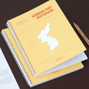 인디고 혼자공부 한국사 지도 노트 B5 (한국지도) (오렌지) 한국지리 한국사능력검정시험
