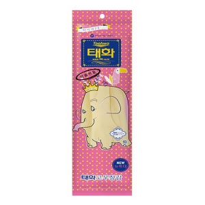 [국민장갑] 태화 고무장갑 식품용 업소용 주방 설거지 라텍스 뉴특대, 백색, 100개