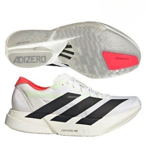 아디다스 아디제로 아디오스 프로 4 / 화이트 블랙 실버 카본러닝화
