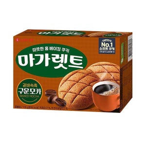 마가렛트 구운모카 맛있는과자 176g x 쿠키선물세트 달콤한 달콤함 12개 롯데 쿠키선물