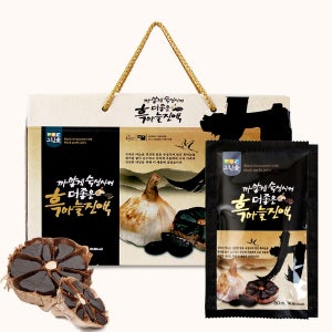 [그린애] 까맣게 숙성된 흑마늘진액 4box 120팩