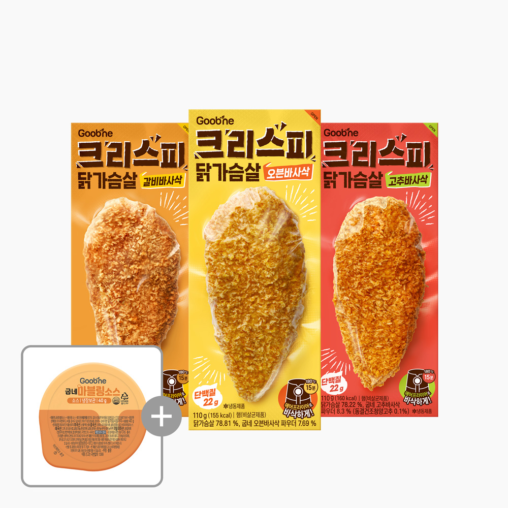 크리스피 닭가슴살 갈비바사삭 제품 이미지