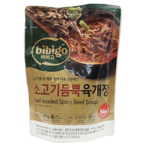 비비고 즉석국 소고기듬뿍 육개장, 460g, 10개
