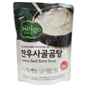 비비고 즉석국 한우사골곰탕, 500g, 18개